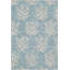 Connolly Flatweave Cotton Blue/Brown Rug-1628844319