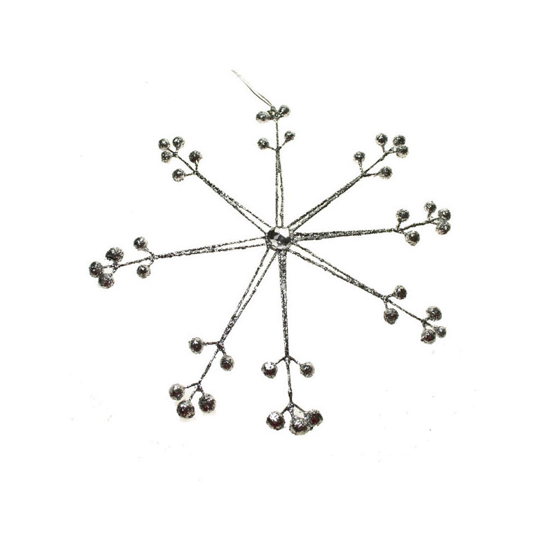 25cm Metal Holiday Shaped Ornament