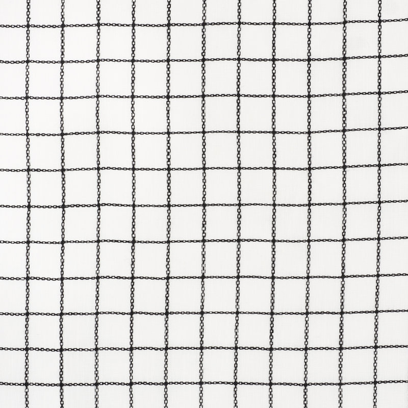 Agnes Sheer Fabric, Blackwork