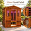 Bsetrgvrt 3 - Person Indoor FAR Infrared Sauna in Mahogany