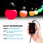 Guirlande de lumières en plastique avec ampoule en plastique Enbrighten, USB, 24 pi - 48372