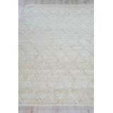Brentwood Rectangle Geometric Handmade Flatweave Wool/Viscose Area Rug