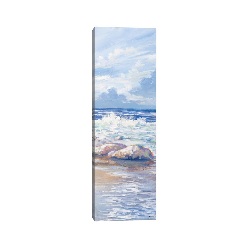 Beach Panel II by Kingsley - Wrapped Canvas Panoramic Gallery-Wrapped Canvas Giclée, 91.44cm H x 30.48cm W
