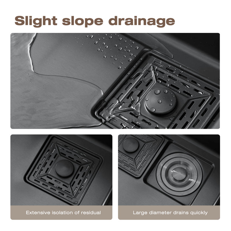 1 Bowl Drop-in Kitchen Sink