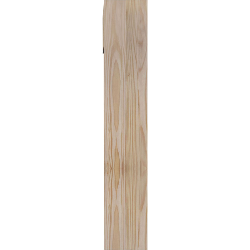 Support de fer traditionnel 4 po Loera, H 16 po x P 13 1/2 po, Sapin Douglas (l 4 po x P 4 po)