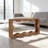 Vintage Coffee Table,Narrow Tea Table,Wave Design Entryway Table-712864185