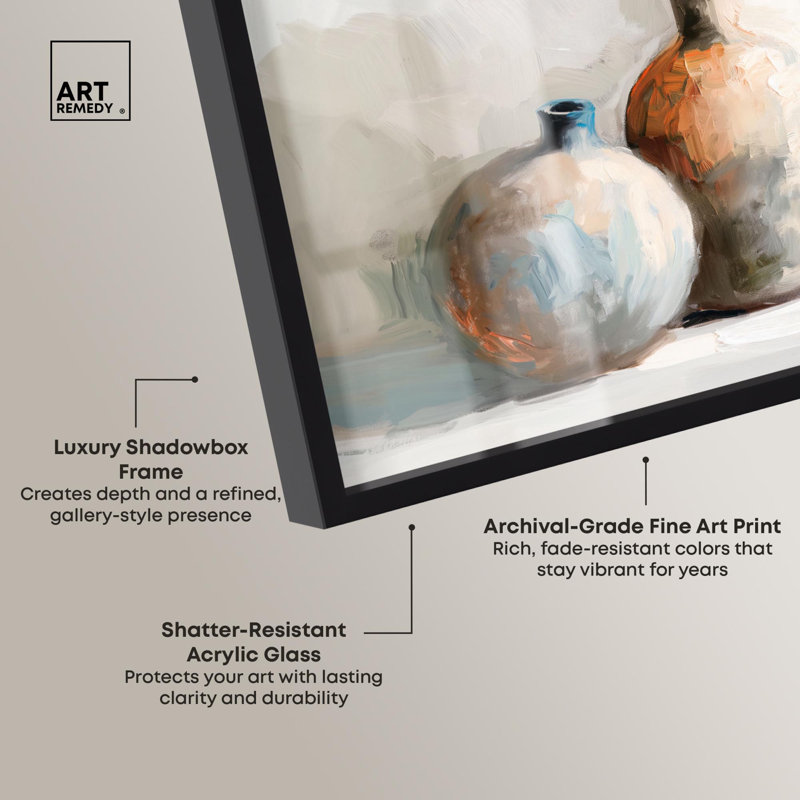 «Sandswept Urns Farmhouse Art» par Art Remedy, H 11 po x l 16 po, Black
