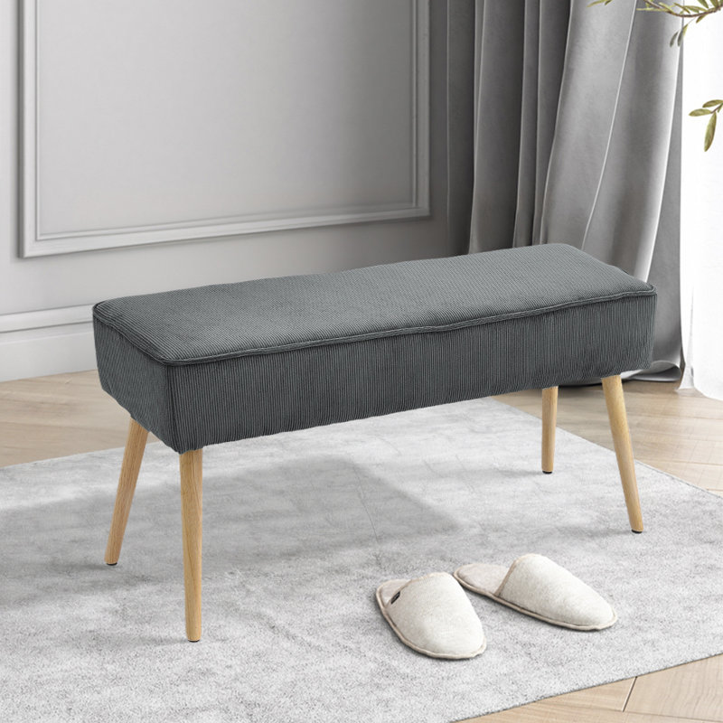 Sharie Velvet Upholstered Bench