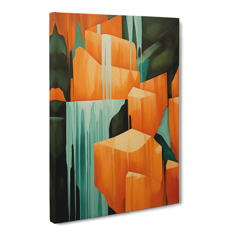 Waterfall Abstract No.2 - Print, 60cm H x 40cm W x 3cm D