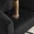 Metal Leg Velvet Swivel Chair-604948411