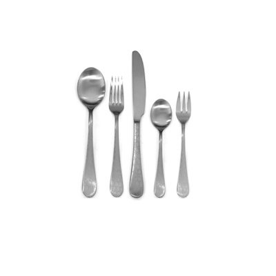 Ensemble de couverts Coccodrillo avec fourchettes à gâteaux - 30 pièces - Glace