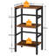 81cm H x 40cm W Metal Bookcase