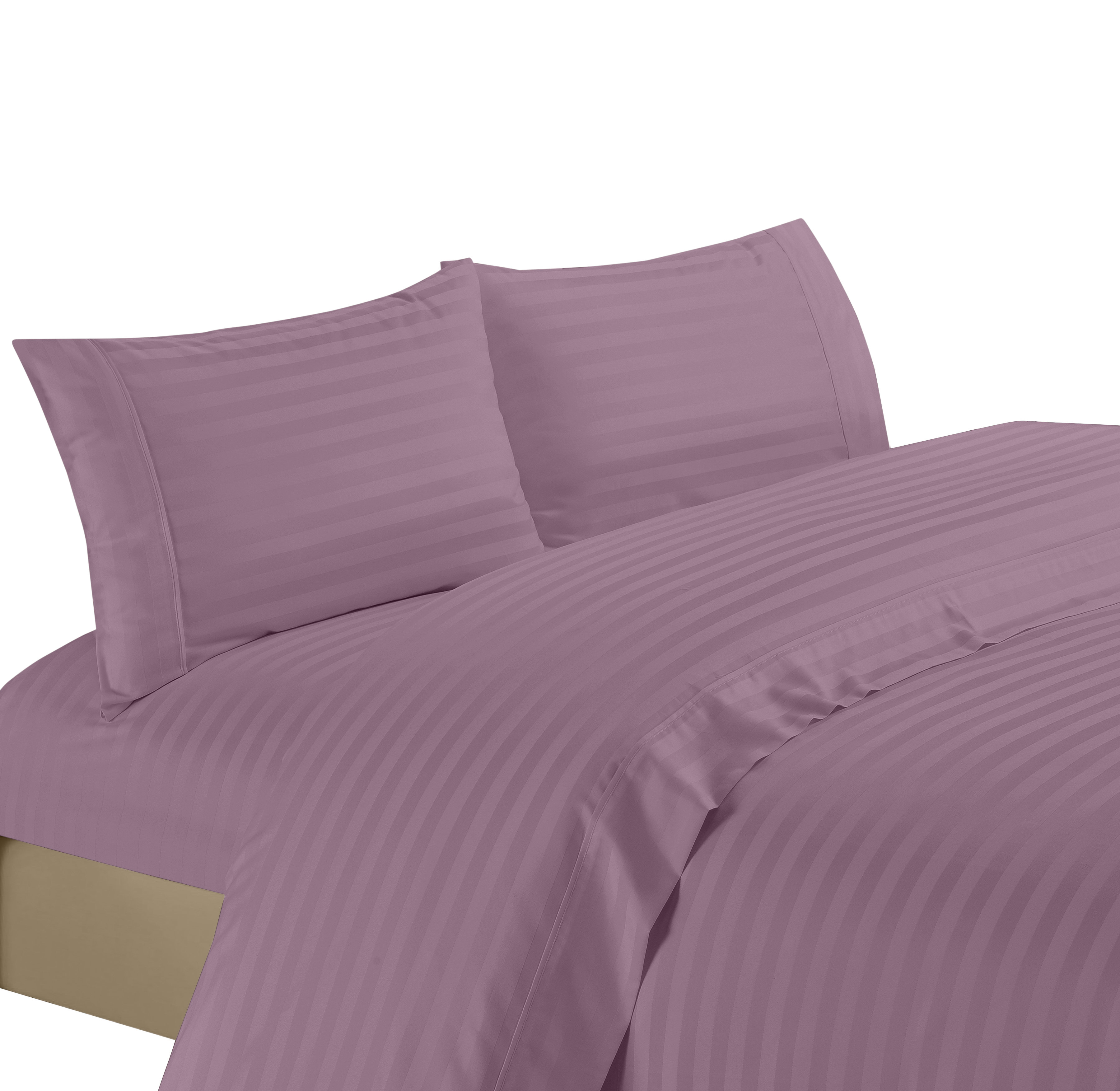 Home Sweet Home Dreams 1200 Thread Count Striped 100% Cotton Sateen Sheet Set & Reviews | Wayfair