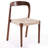 Shaelene 29.9" H Solid Wood Side Dining Chairs with Handwoven Rope Seat -543341998