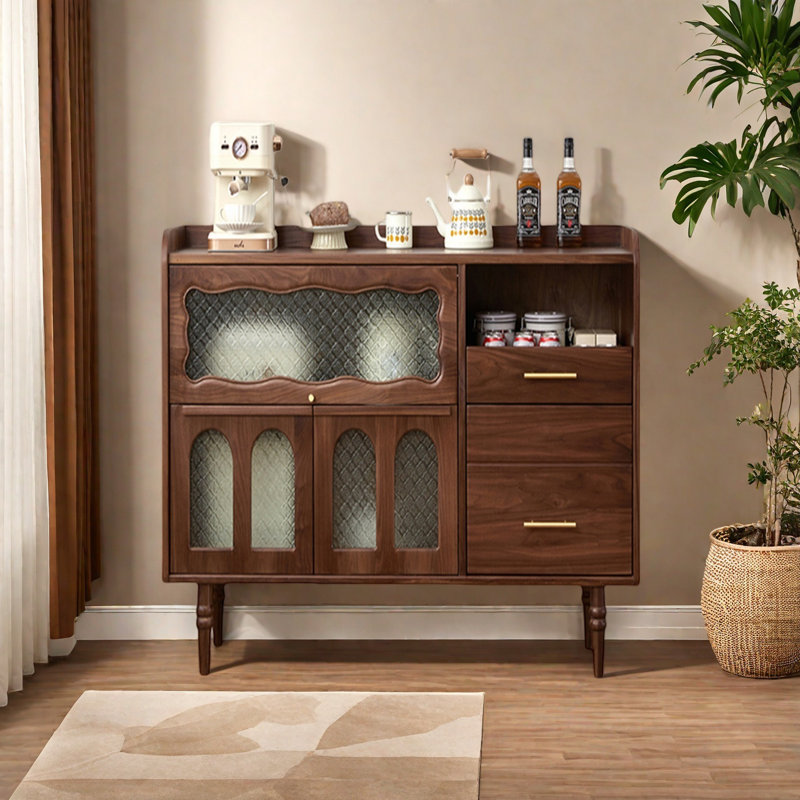Armoire de rangement simple pour le salon, H 37,4 po x l 43,31 po x P 15,75 po