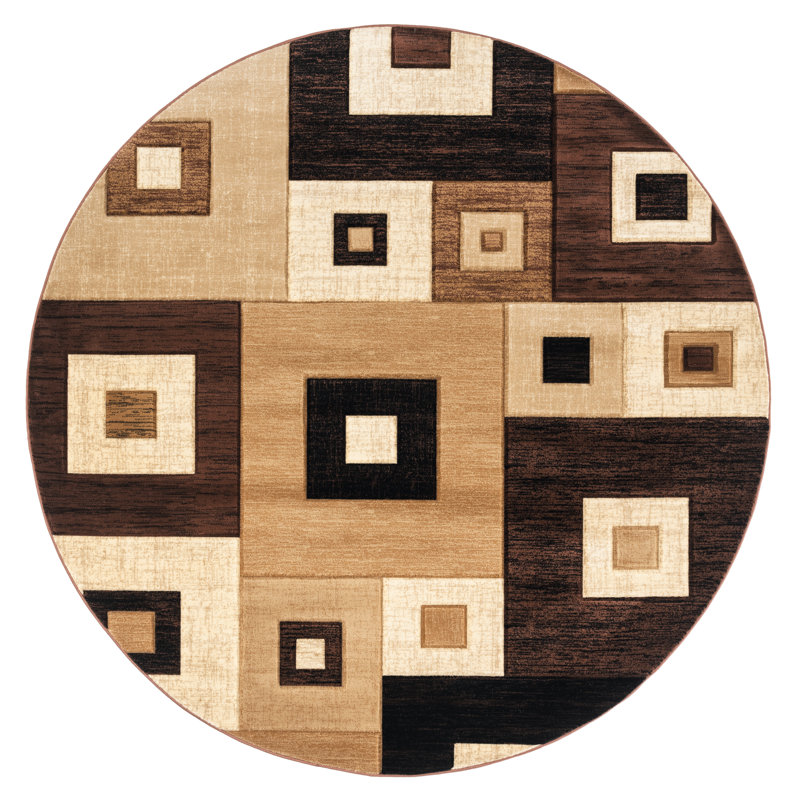 Madita Geometric Indoor Rug, Round 7'10"