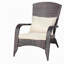 Chaise d'extérieur rembourrée