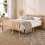 Aadi Solid Wood Shaker Bed Frame-1102647809-1141847249
