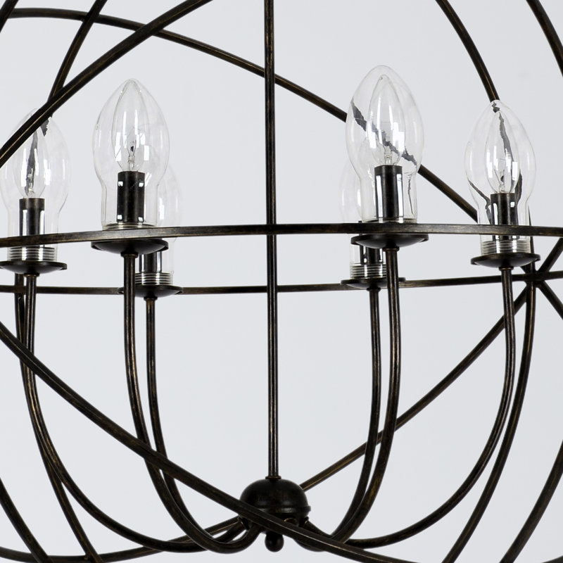Solaris 6 - Light LED Outdoor Chandelier