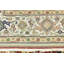 Tapis Oushak traditionnel rouille à motif floral 9 x 12 | Taille exacte: 8 pi 11 po x 11 pi 10 po