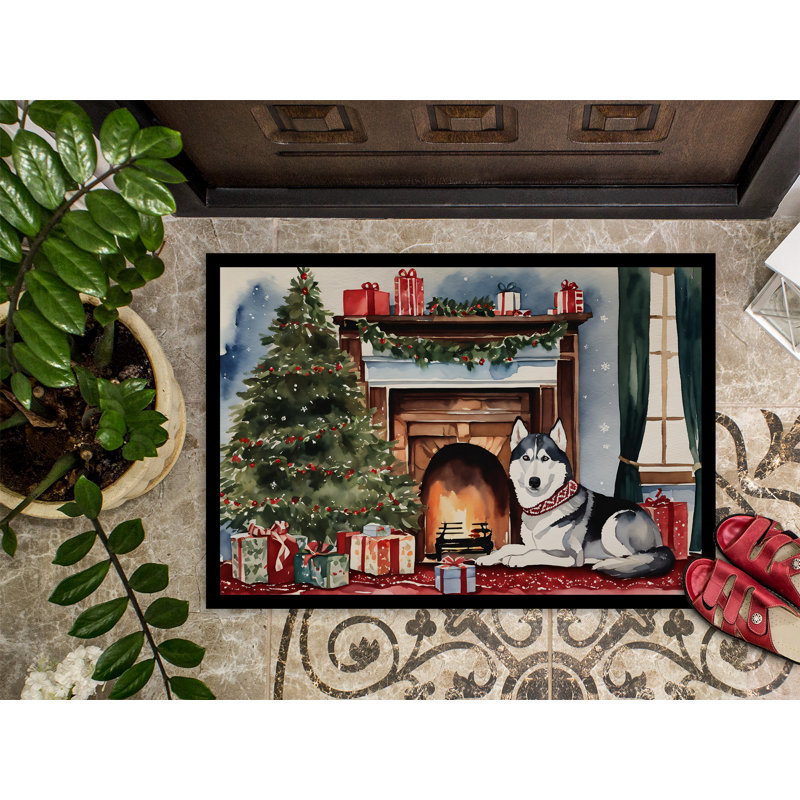 Tapis antidérapant Jerae pour l'intérieur et l'extérieur, L 24 po x L 36 po