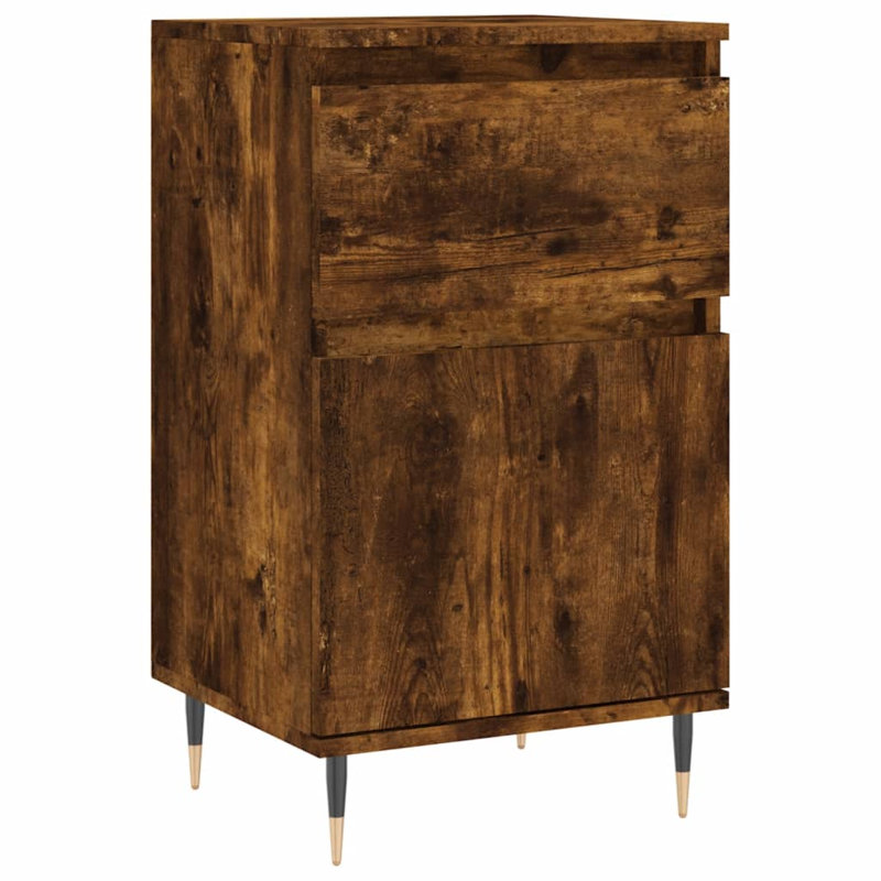 Mariss 1 - Drawer Chest of Drawers, Smoked Oak
