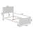 Graham Solid Wood Foundation Bed with Matching Footboard-1715052082-1715052080