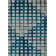 Tapis géométrique gris / bleu Pinheiro