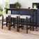 Sharonne Console Table with 3 Stools and USB Charger