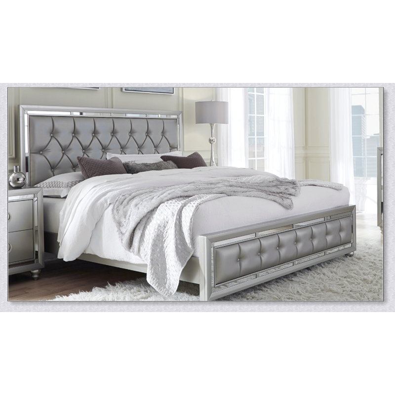 Chloe Gemstone Silver Full Bed