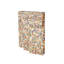 Boîte de rangement en simili cuir Cole et gris avec motifs géométriques multicolores-77001239