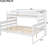 Twin Xl Over Queen Bunk Bed, White - Strong Build Bed For Bedroom Space Over With Clear Assembly Instructions
