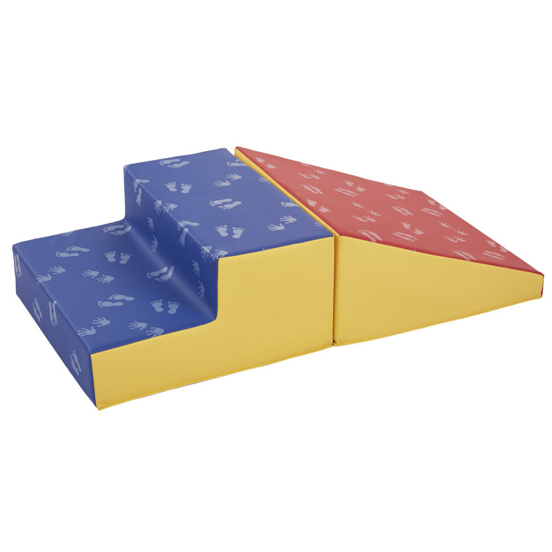 2 pièces ECR4Kids SoftZone, Bleu/rouge