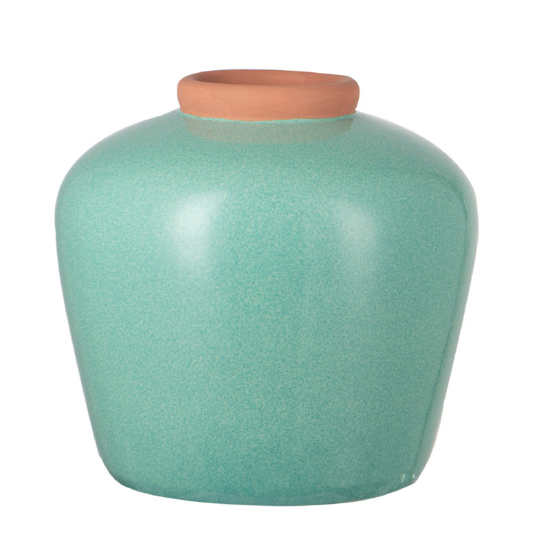 Cevennes Ceramic Table Vase, 9.4" H x 10.2" W x 10.2" D