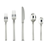 Fortessa Still 18/10 Stainless Steel 20 Piece Flatware Set (Service for 4), Silver