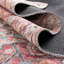 Tapis floral tissé à la machine Engelhardt en chenille ivoire / rose-1028141533