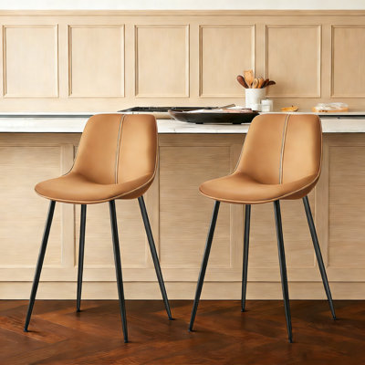 Tabouret de bar et de comptoir pivotant Malakeh