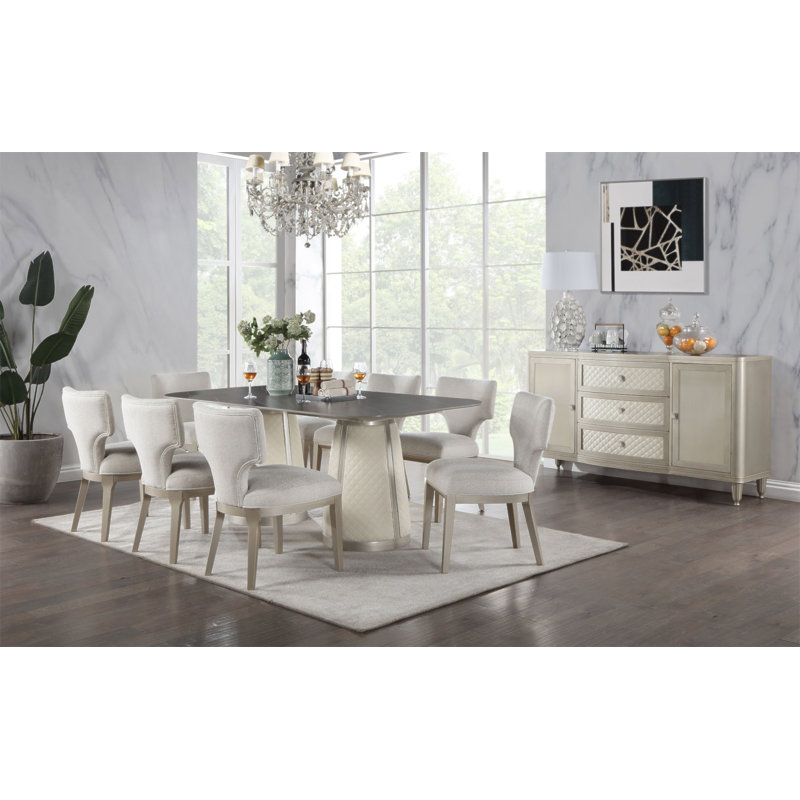 Kasa Dining Table, Sintered Stone Top
