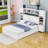 Wood Platform Bed with Built-in Outlets and Ample Storage-1507561964-1507561966