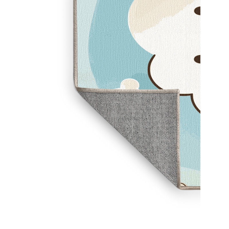 Tapis pour chambre de bébé Zoomie Kids, Rectangulaire 2 pi x 4 pi