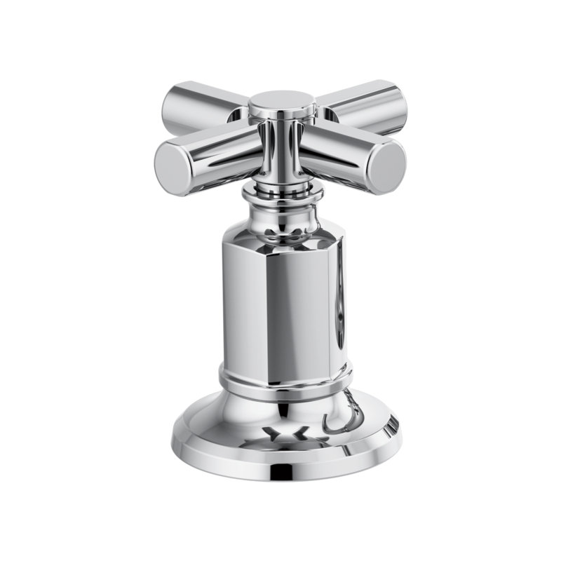 Invari™ Widespread Lavatory Faucet with Column Spout, Polished Chrome, Cross