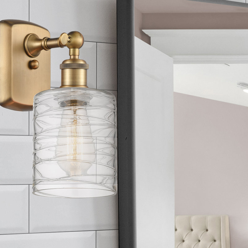 Shauna Armed Sconce, Brushed Brass