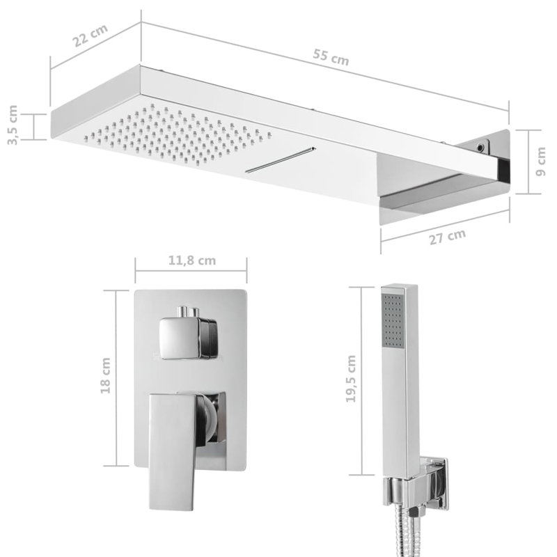 Lacombe Rain Dual Shower Head