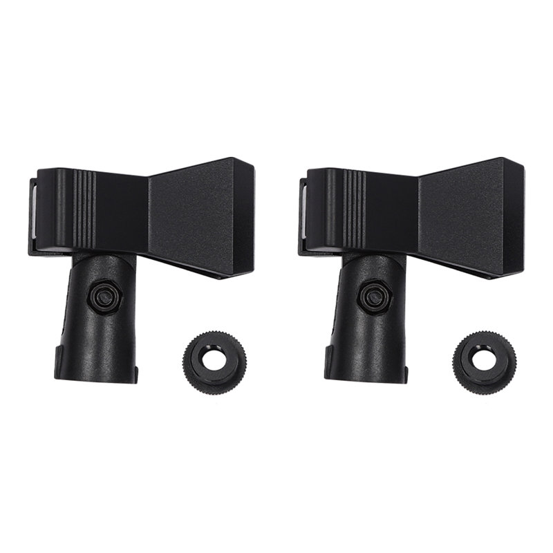Support de pince pour microphone, H 2,6 po x l 2,9 po x P 1,5 po