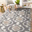 Tapis marocain gris foncé Hegwood-29830914