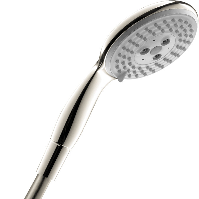 Pomme de douche à pluie 3 jets en pluie e 100 air Raindance, Laiton poli