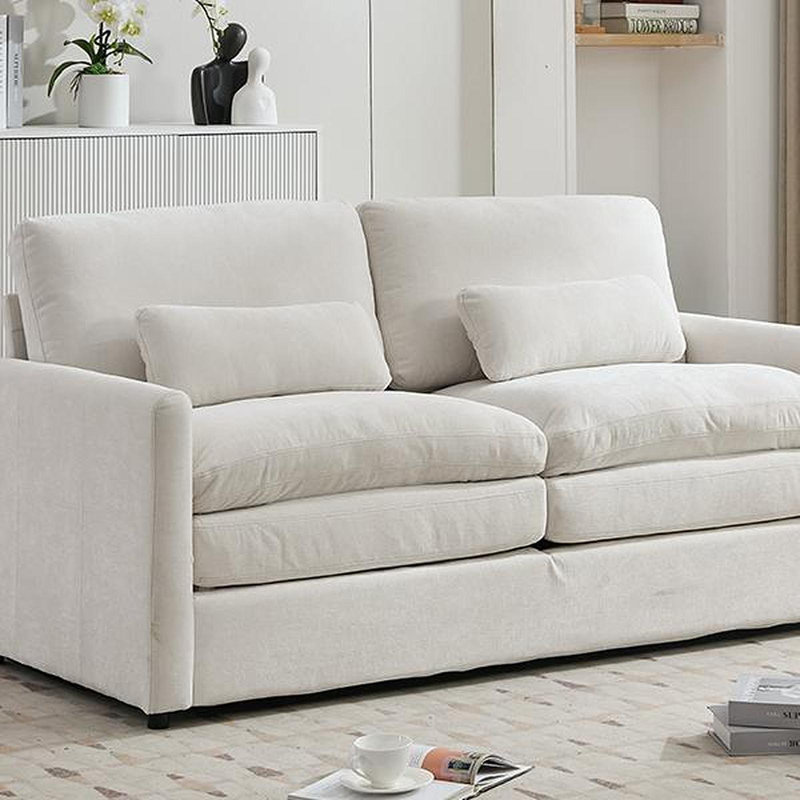 68,1 po Coussin rembourré Cozy, Beige
