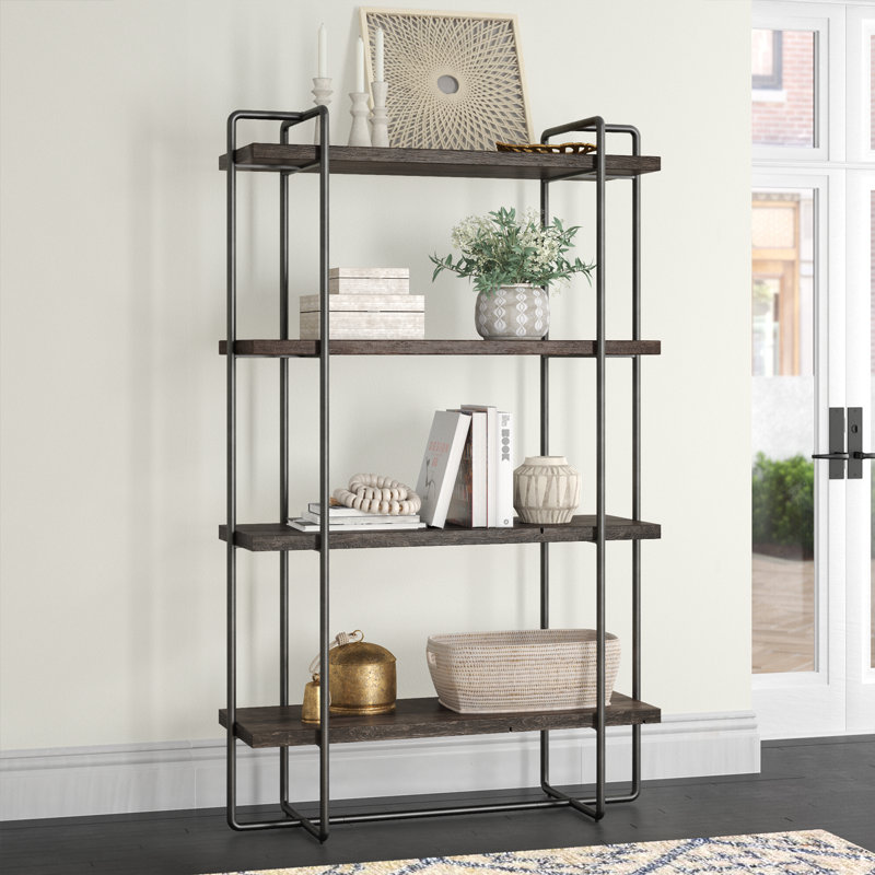 Geffrey Wide Etagere Bookcase