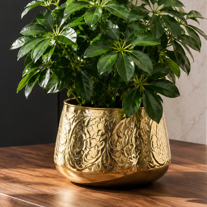 Handmade Metal Cachepot