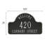 Plaque d'adresse murale Lexy Welcome 2 Line-232945554-232945567